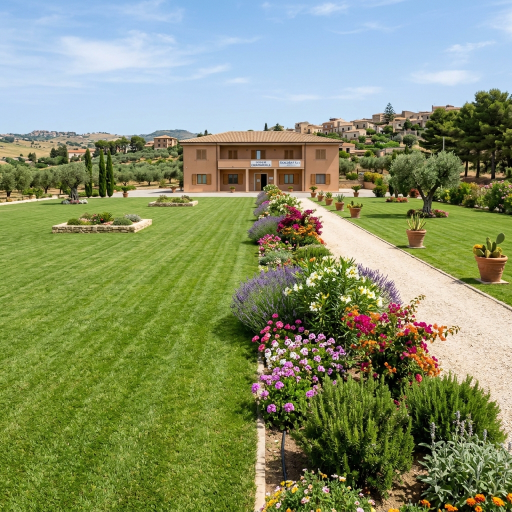 Giardinaggio aziendale Caltanissetta e sfalcio erba grandi aree uffici